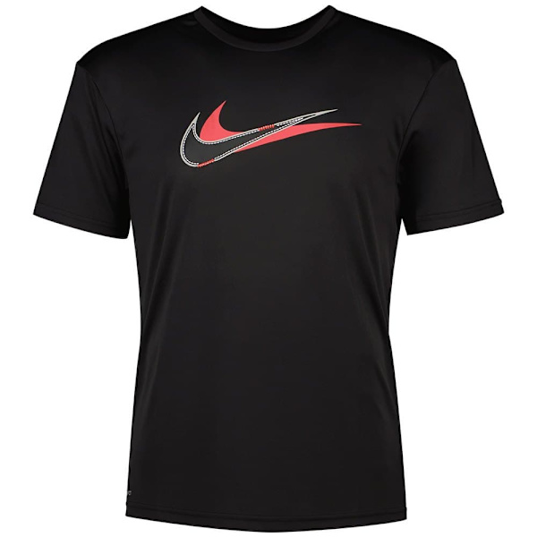 Nike Swim Hydroguard T-shirt Med Korte ærmer Sort L Mand