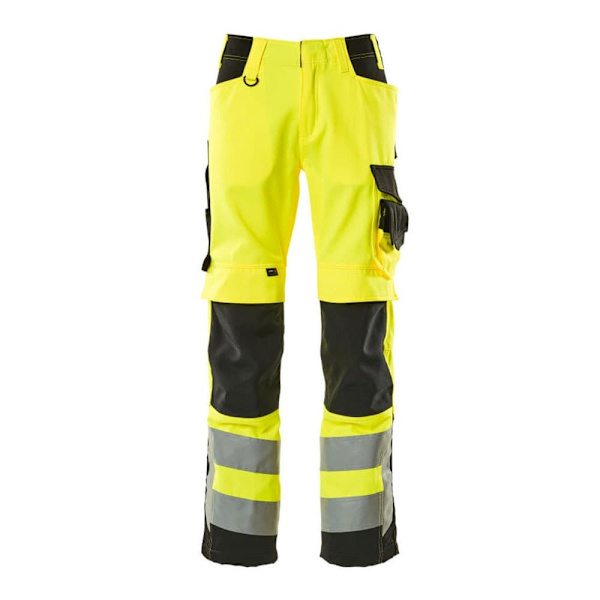 Mascot Stora Byxor Med Knäskyddsfickor Safe Supreme 15579 Gul 48 / 32