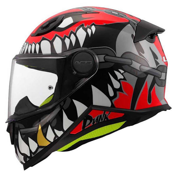 Ls2 Ff812 Kid Punk Junior Fullface-hjälm Flerfärgad S