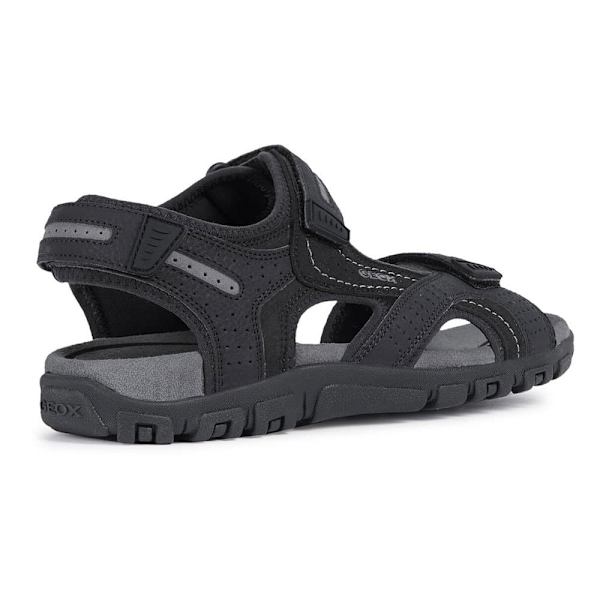 Geox Sandaler Uomo Strada Sort EU 43 Mand