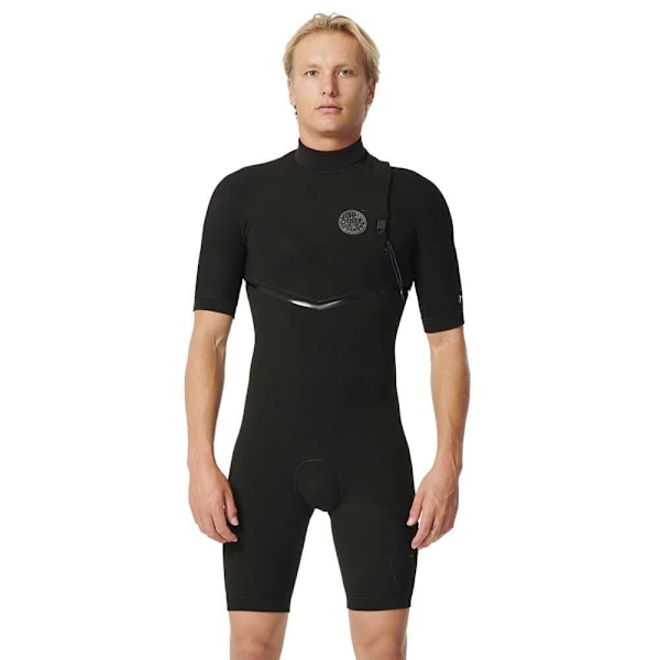 Rip Curl Shorty Med Lynlås Bagpå E Bomb 2/2 Mm Spring Sort M