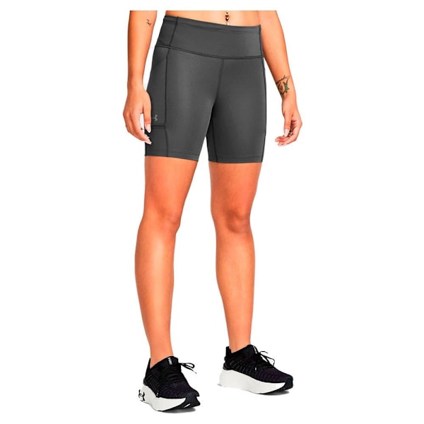Under Armour Lyhyet Leggingsit Fly Fast 6in Harmaa L Nainen