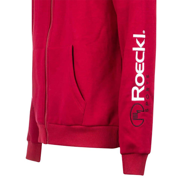 Equestro New Multilogo Sweatshirt Med Lynlås Rød XL Mand