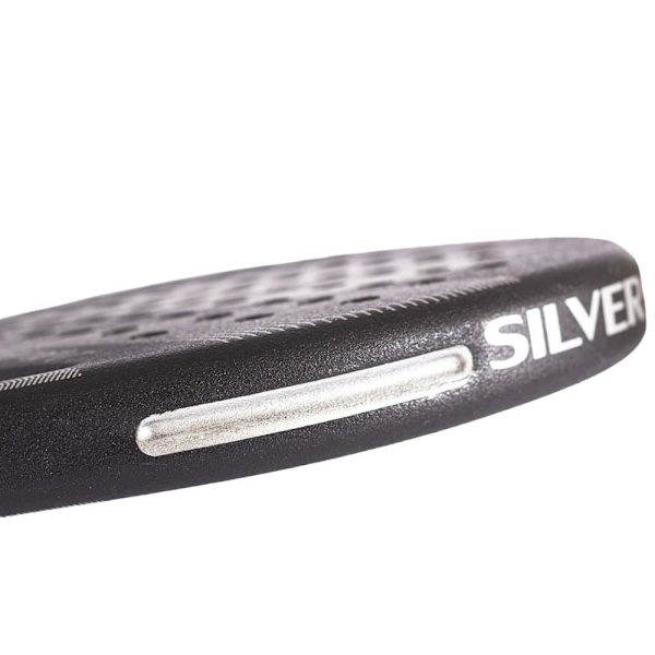 Sidespin Padel-maila Ss Silver Pro 3k Hopeinen