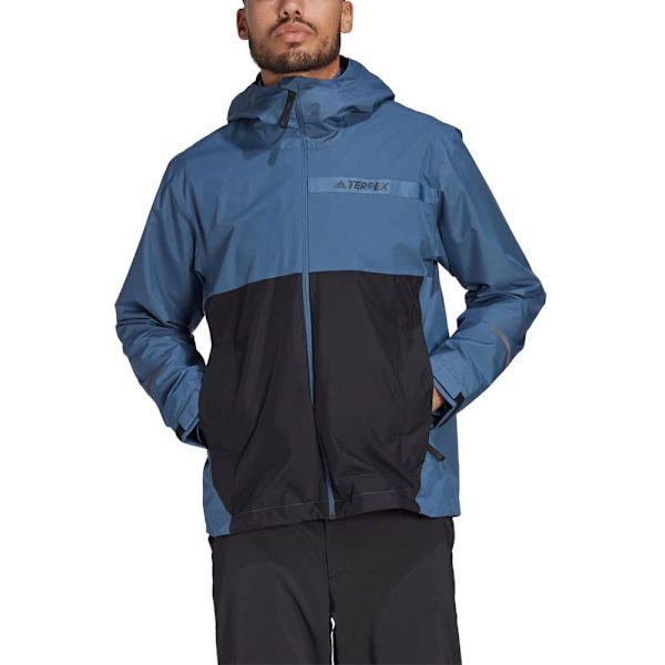 Adidas Jakke Mt Rr Jak 2.0 Blå L Mand