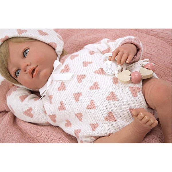 MuÑecas Arias Cristina Med Tæppe Babydukke 40 Cm