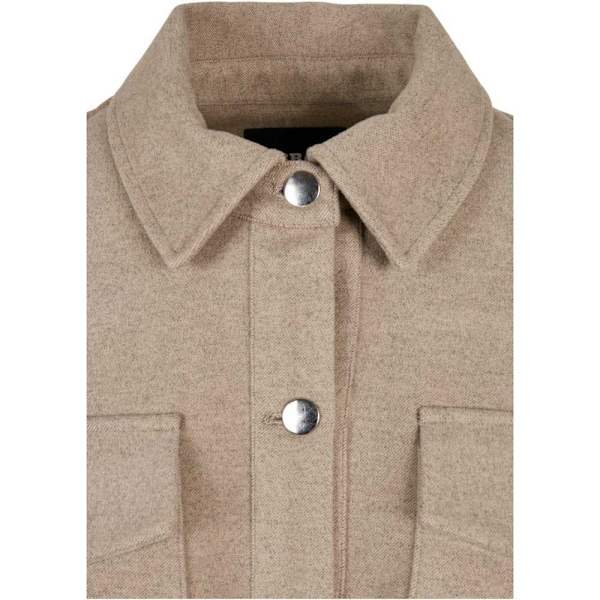Urban Classics Classic Skjorte Med Lange ærmer Grå XL Kvinde