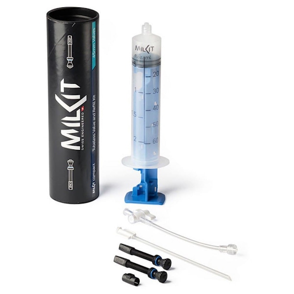 Milkit Kompakt Ventilsystem Tubeless Blå,Sort 75 mm