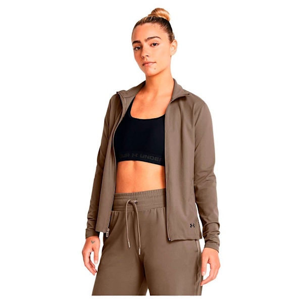 Under Armour Full Dragkedja Fleece Motion Brun M Man