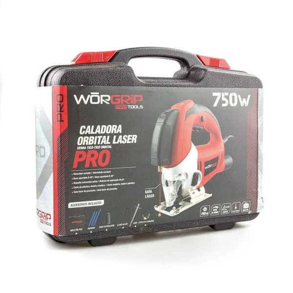 Worgrip Ammattimainen Orbital-pistosaha 750w