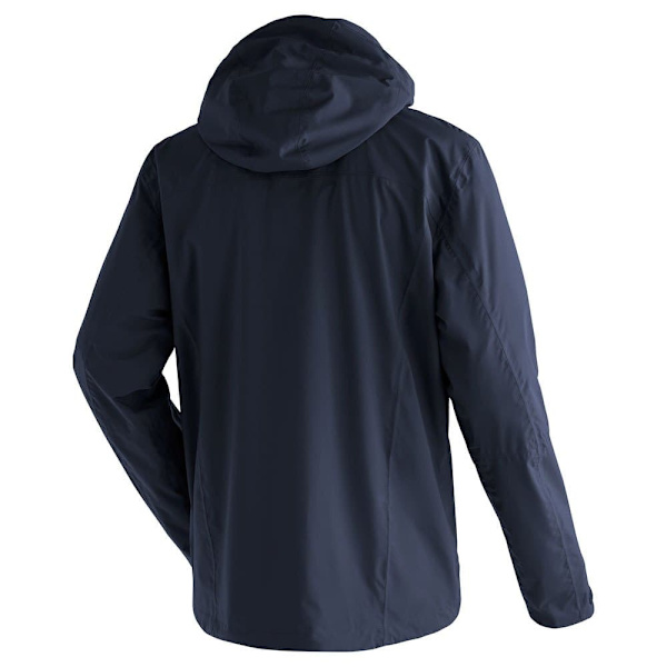 Maier Sports Regnjakke Med Fuld Lynlås Metor Rec M Blå 2XL / Regular Mand