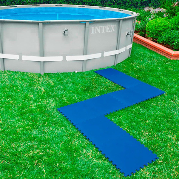 Intex Poolgolvskydd Blå 50 x 50 x 1 cm