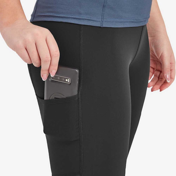 Montane Slipstream Trail Leggings Sort 36 / Regular Kvinde
