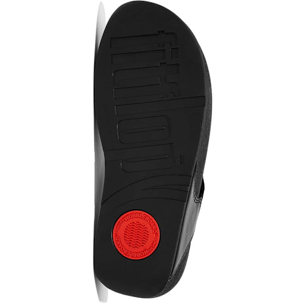 Fitflop Lulu Shimmerlux Toe-post Sandaler Sort EU 41 Kvinde