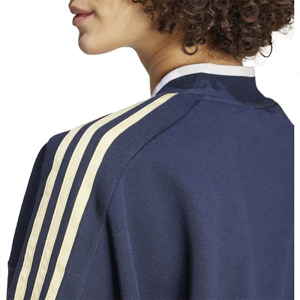 Adidas Tiro Cut 3 Stripes Fleece Sweatshirt Blå S / Regular Kvinde