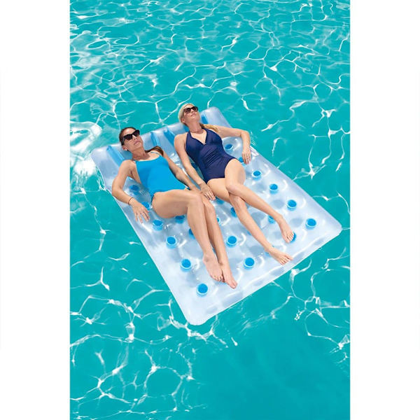 Bestway Pool Luftmadrasser Durchsichtig 193 x 142 cm