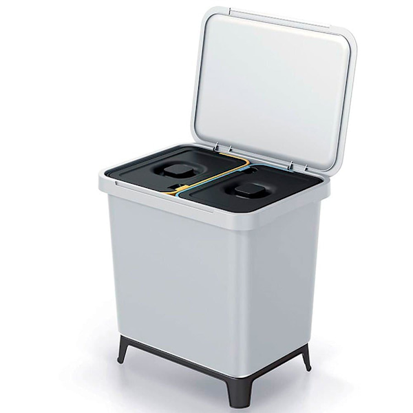 Keden Genbrugsskraldespand 2x10l Systema 39x29x41cm Søvfarvet