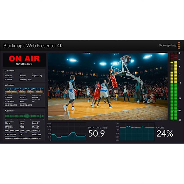 Blackmagic Design Video Mixer Web Presenter 4k Søvfarvet One Size / EU Plug
