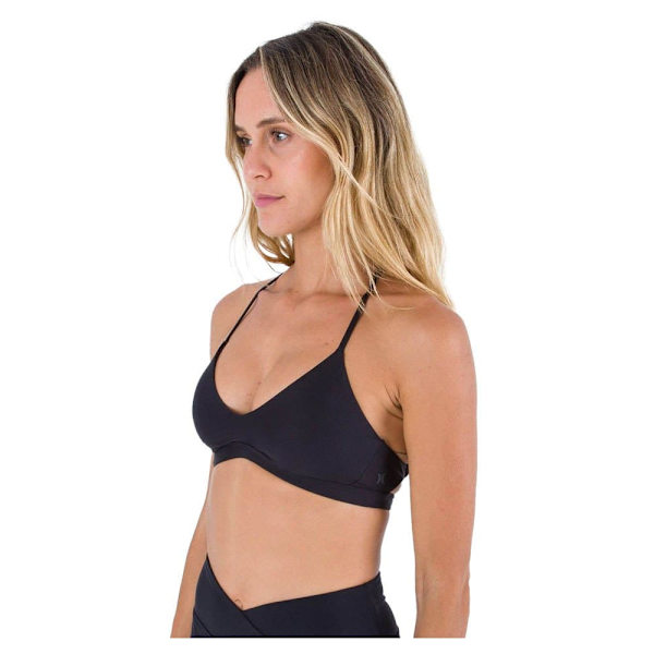 Hurley Bikinitop Solid Adjustable Sort S Kvinde