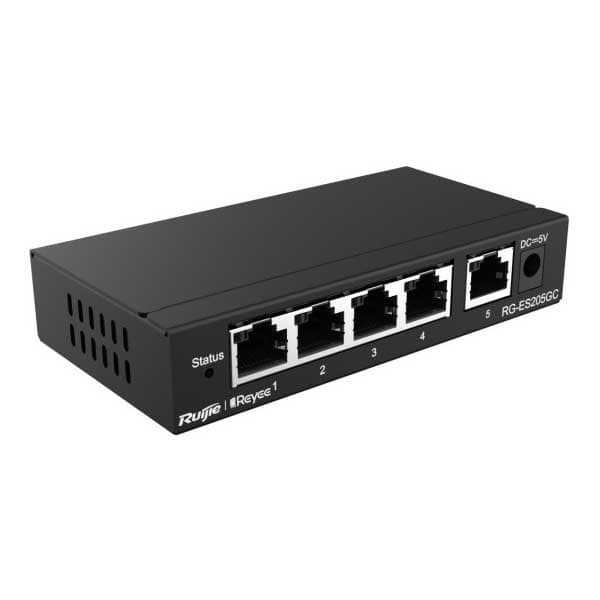 Ruijie Networks Rg-eg105g Afbryder Sort