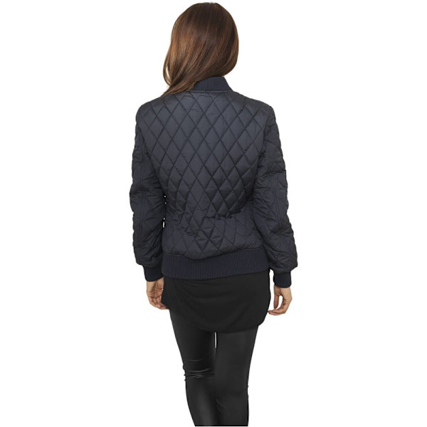Urban Classics Parkas Diamond Blå S Kvinna