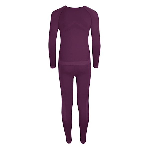 Trollkids Hemsedal Baslager Set Lila 104 cm Pojke