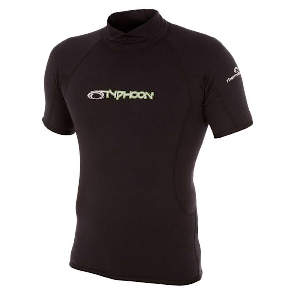 Typhoon Lyhythihainen T-paita Thermafleece Musta S