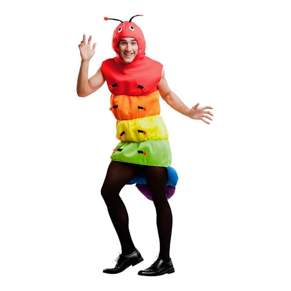Viving Costumes Worm Man Custom Flerfarvet M-L