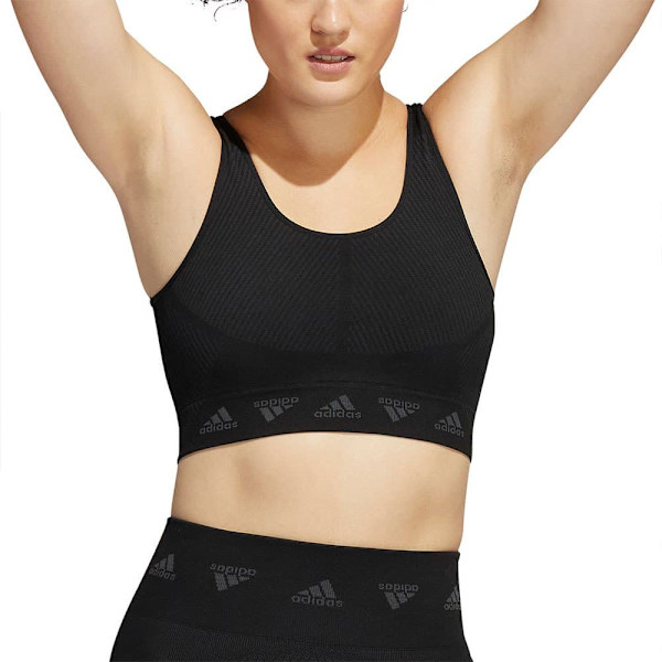 Adidas Sport-bh Aeroknit Svart XS Kvinna