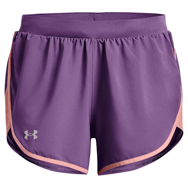 Under Armour Shortsit Fly By Elite 3´´ Violetti XL Nainen