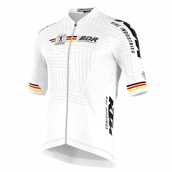 Bioracer German Icon Classic Matrix Kortärmad Tröja Vit XS Man