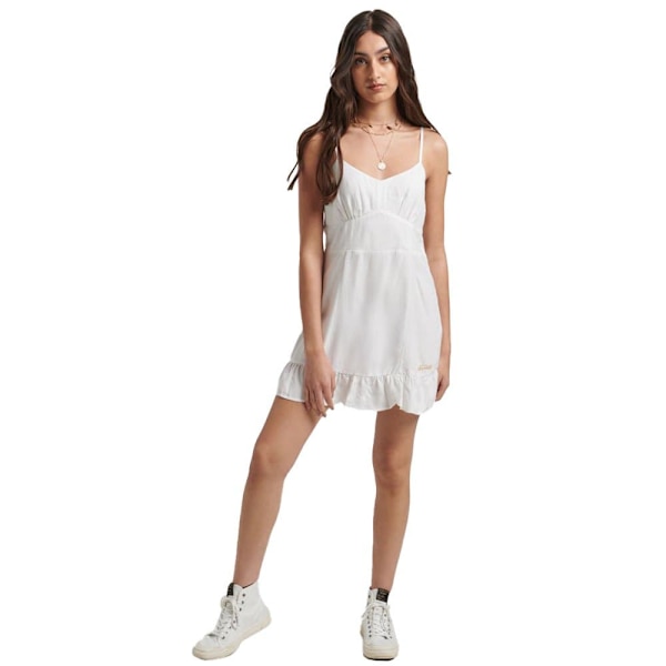 Superdry Kjole Vintage Cami Mini Hvid S Kvinde
