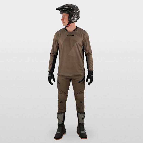 Hebo Tech Långärmad Trikå Brun XL Man