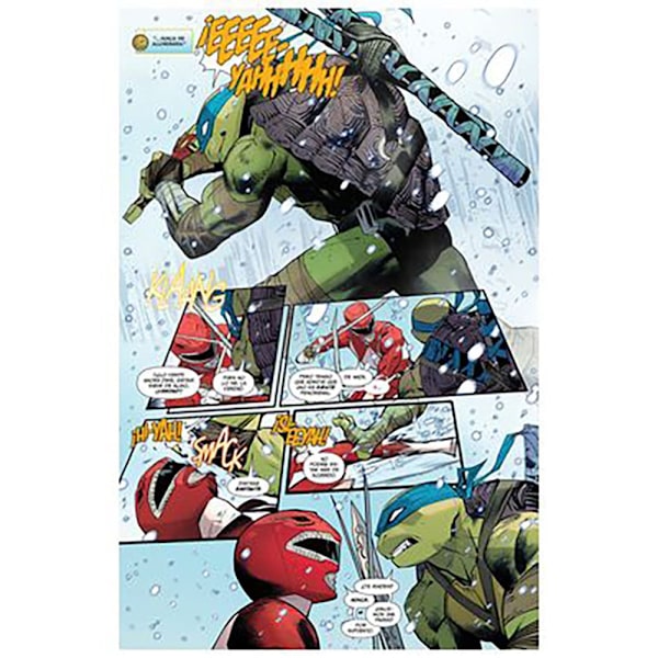 Moztros Producciones Mmpr Vs Las Tortugas Ninja 02 Sarjakuva  Spanish