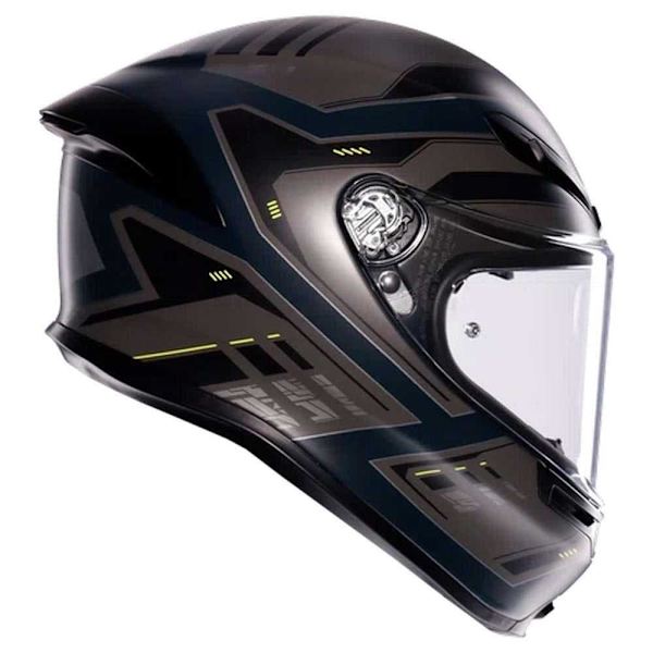 Agv Fuld Ansigtshjelm K6 S Sort M