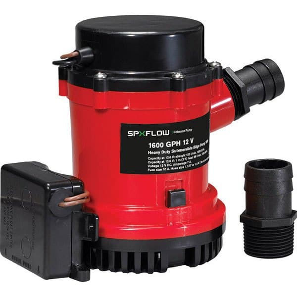 Johnson Pump Pumppu Ultima-kytkimellä Heavy Duty Automatic Bilge 7a Punainen 1600 GPH