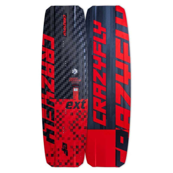 Crazyfly Kiteboard Raptor Extreme 2024 Rød 138 x 42 cm