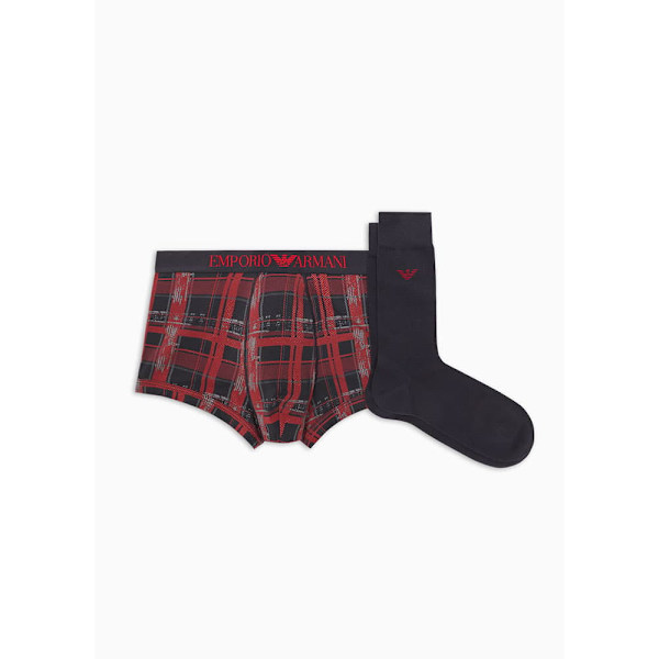 Emporio Armani 112007-4f514 Boxers Röd,Blå L Man