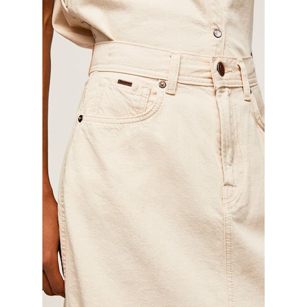 Pepe Jeans Mini Nederdel Lilly Lace Blå XL Kvinde