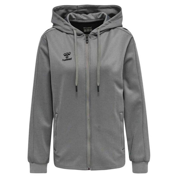 Hummel Sweatshirt Med Full Dragkedja Core Xk Poly Grå XL Kvinna