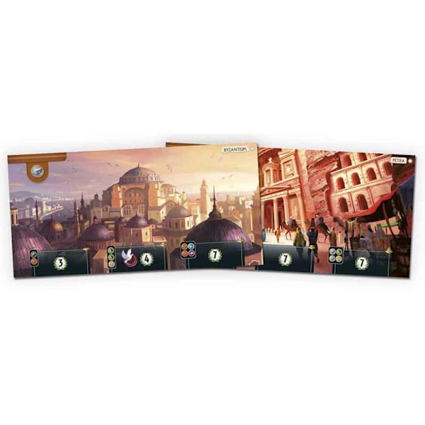 Asmodee Ny Utgåva Brädspel 7 Wonders Cities Flerfärgad