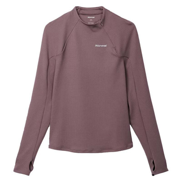 Nnormal Trail T-shirt Med Lång ärm Lila S Kvinna
