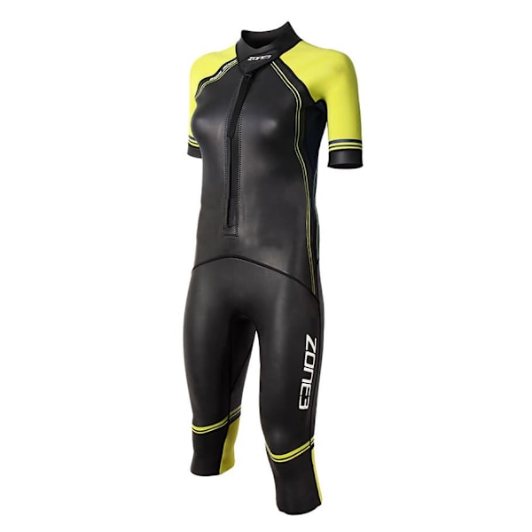 Zone3 Shorty Versa Gul,Sort XS Kvinde