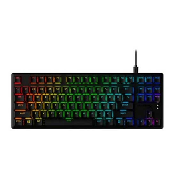 Hyperx Spel Mekaniskt Tangentbord Alloy Origins Core Silver Svart