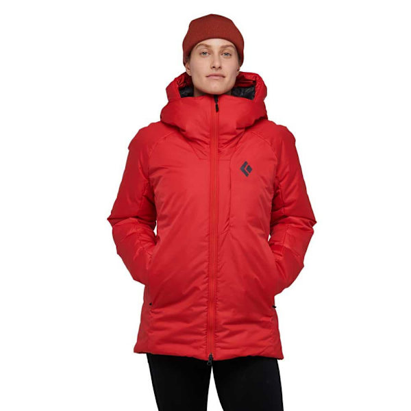 Black Diamond Parkas Belay Röd L Kvinna