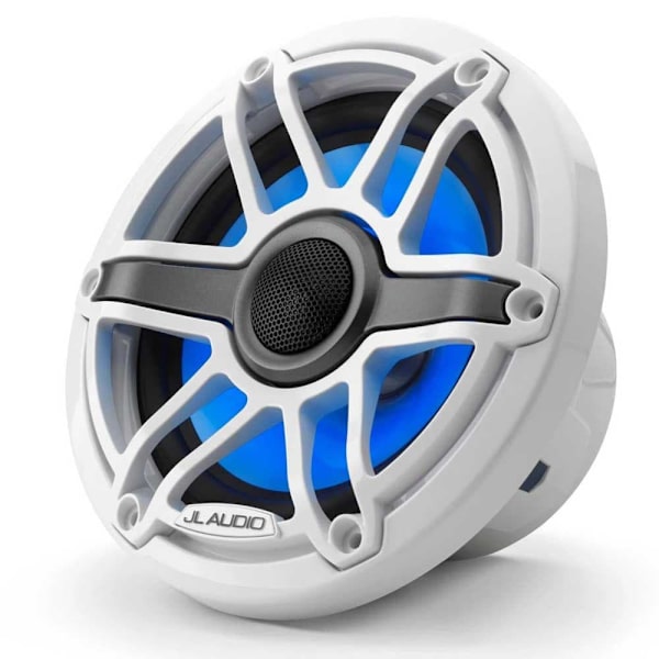 Jl Audio M M6-650x-s-gwgw-i 6 Meren Koaksiaalinen Kanssa Transflektiivinen Led Valaistus Urheilu Säleikkö Valkoinen 75W