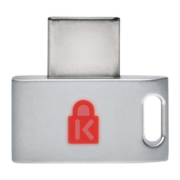 Kensington Fysisk Säkerhetsnyckel Verimak Usb C Silver