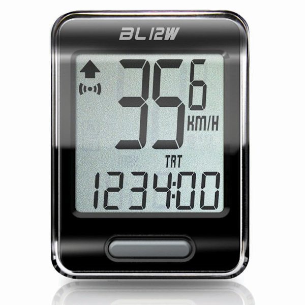 Echowell Bl12w Cykelcomputer Sort