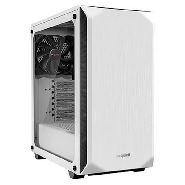 Be Quiet Window Tower Box Pure Base 500 Vit,Röd