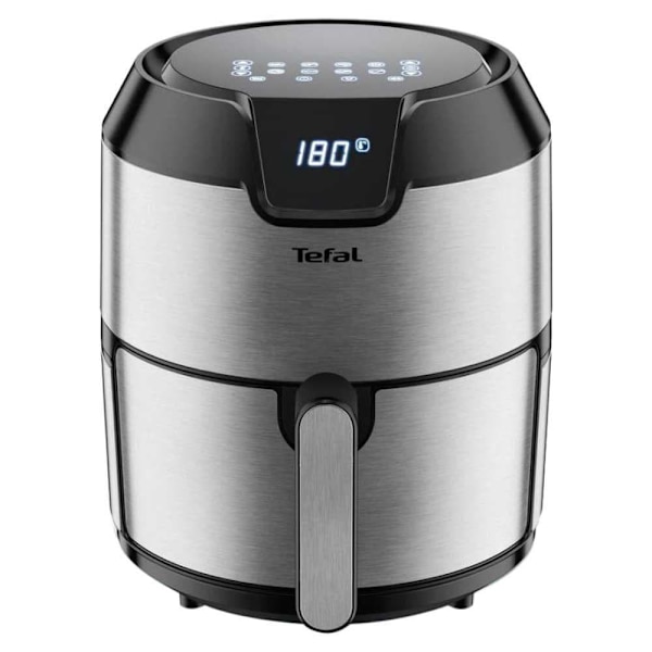 Tefal Air Fryer East Fry Deluxe Ey401d15 Søvfarvet One Size / EU Plug Sort, Rustfrit stål
